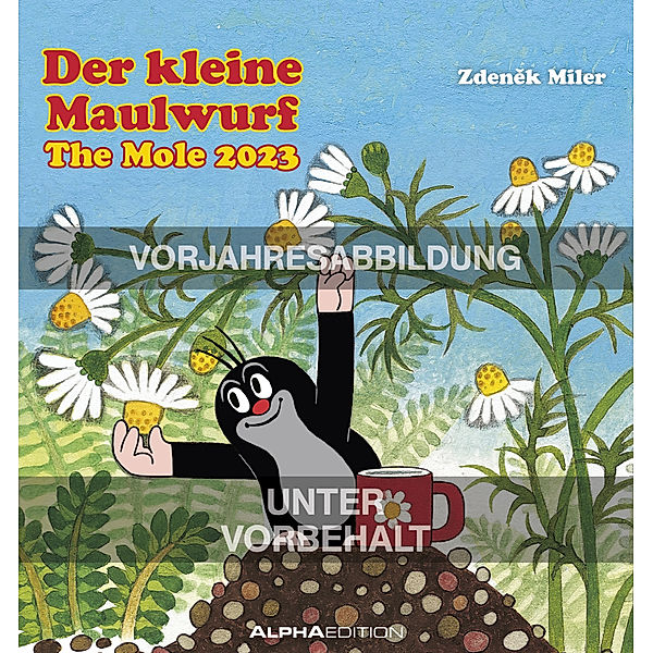 Der kleine Maulwurf 2024 - Postkarten-Kalender - Kalender-mit-Postkarten - zum-raustrennen - 16x17