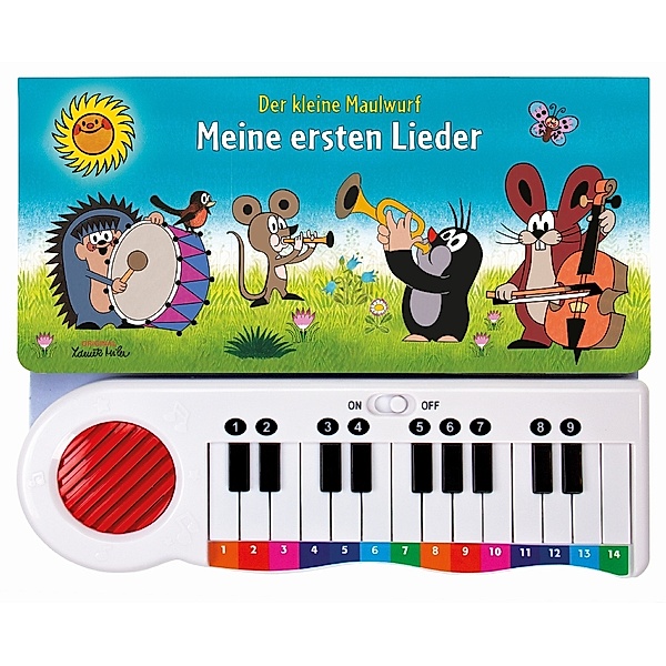 Der kleine Maulwurf / Der kleine Maulwurf - Meine ersten Lieder, m. Klaviertastatur