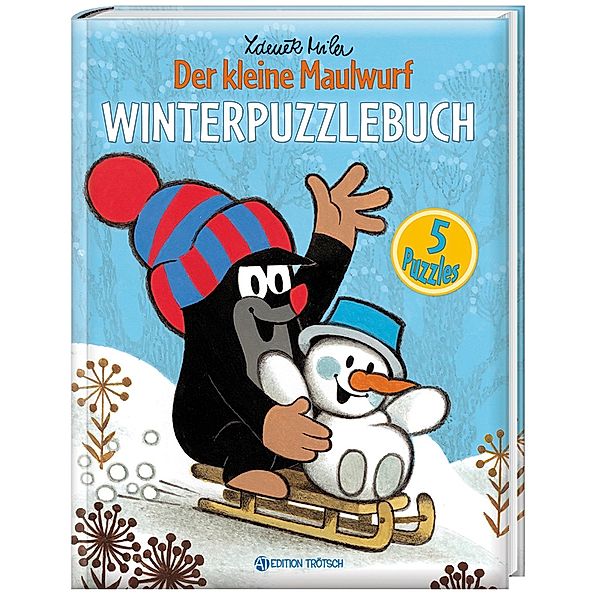 Der kleine Maulwurf, Winterpuzzlebuch, Zdenek Miler