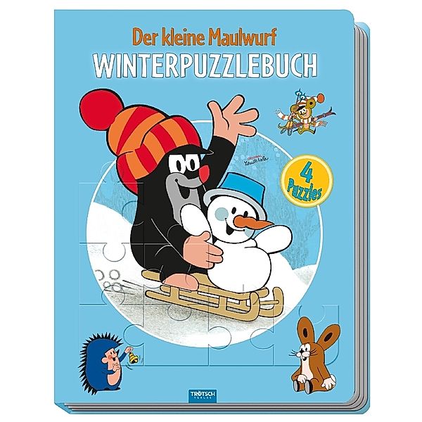 Der kleine Maulwurf, Winterpuzzlebuch, Zdenek Miler