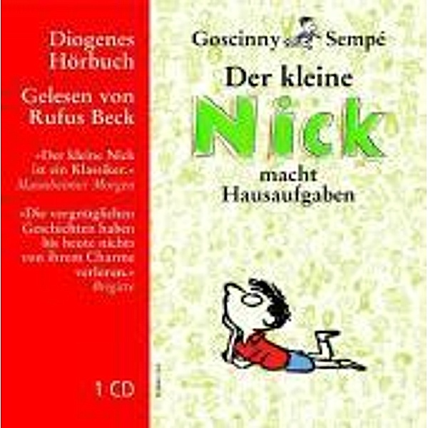 Der kleine Nick macht Hausaufgaben, 1 Audio-CD, Goscinny Sempé