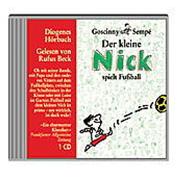 Der kleine Nick spielt Fußball, 1 Audio-CD, René Goscinny