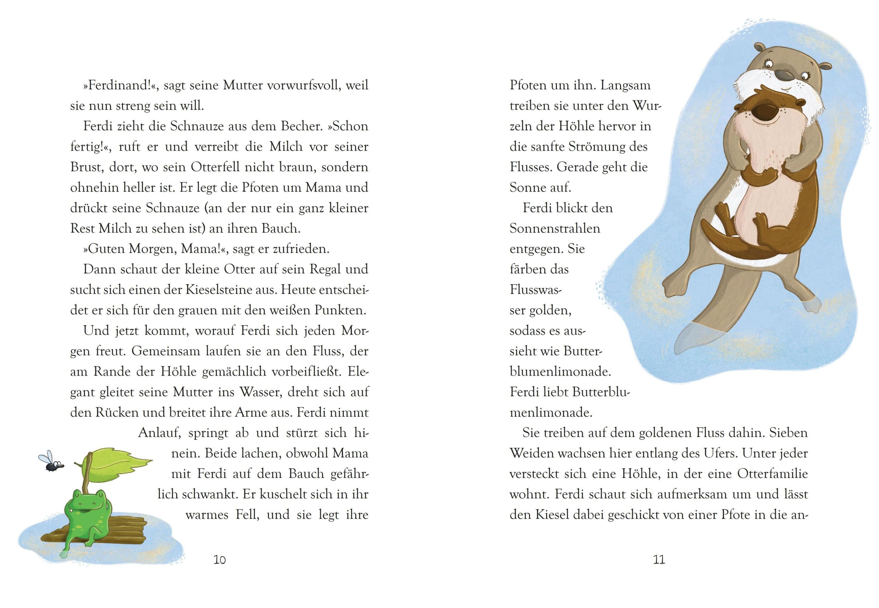 Der kleine Otter lernt schwimmen Ferdi & Flo Bd.1 Buch versandkostenfrei
