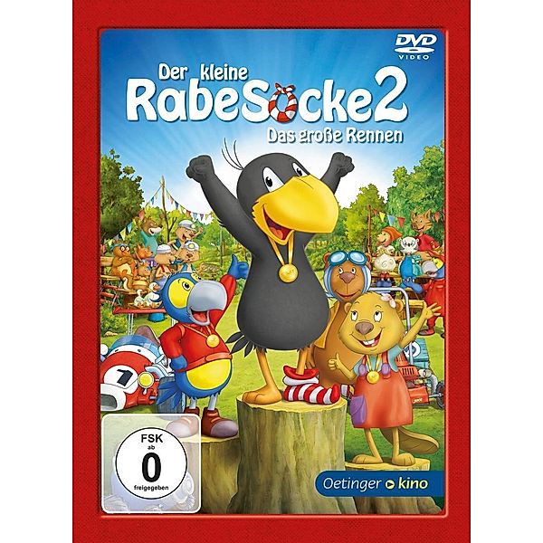 Der kleine Rabe Socke 2 - Das große Rennen, 1 DVD, Nele Moost