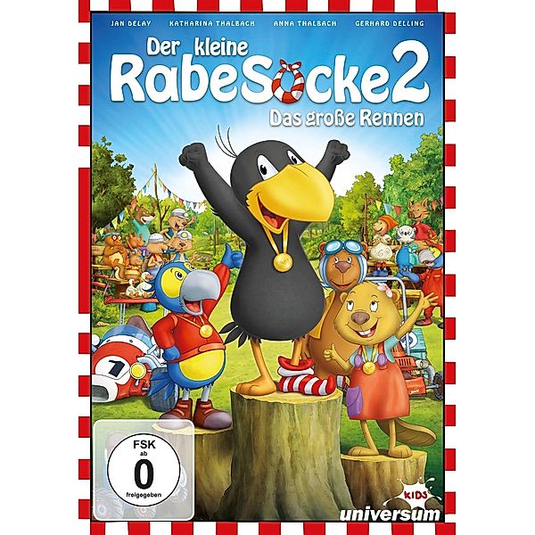 Der kleine Rabe Socke 2 - Das große Rennen, Nele Moost, Annet Rudolph