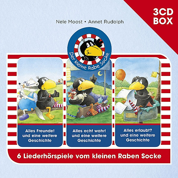 Der kleine Rabe Socke - 3CD Hörspielbox Vol. 1, Der kleine Rabe Socke