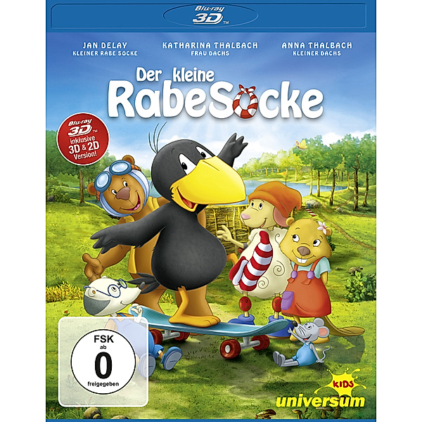 Der kleine Rabe Socke - 3D-Version, Katja Grübel, Nele Moost, Annet Rudolph
