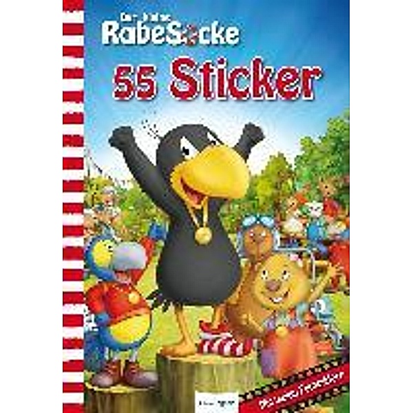 Der kleine Rabe Socke, 55 Sticker in 1 Heft