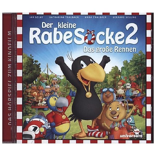 Der kleine Rabe Socke - Das große Rennen,1 Audio-CD, Der kleine Rabe Socke