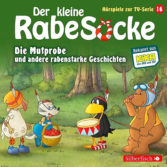 Der kleine Rabe Socke - Hörspiele zur TV Serie - 16 - Die Mutprobe, Ein  echter Krimi, Der geteilte Wald Hörbuch Download