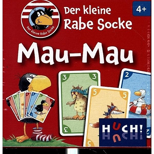 Huch, Hutter Trade Der kleine Rabe Socke - Mau Mau (Kinderspiel), Annet Rudolph