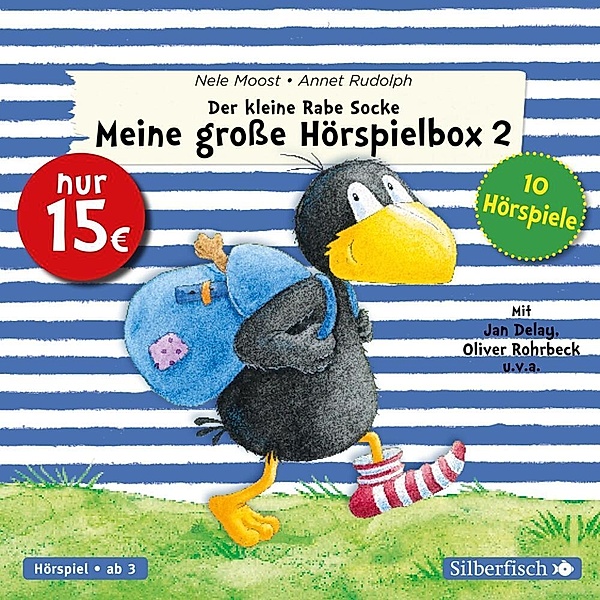 Der kleine Rabe Socke - Meine große Hörspielbox 2 (Der kleine Rabe Socke),Audio-CD, Nele Moost