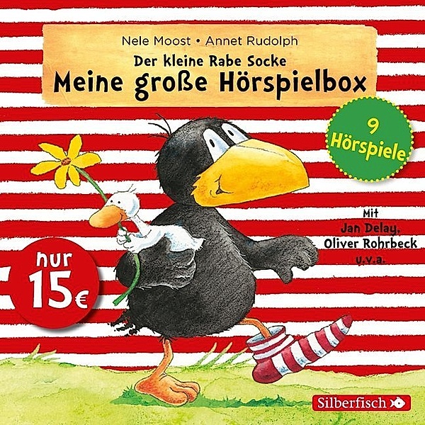 Der kleine Rabe Socke - Meine grosse Hörspielbox (Der kleine Rabe Socke),Audio-CD, Nele Moost