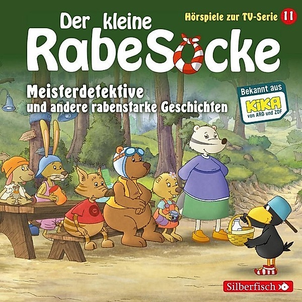 Der kleine Rabe Socke - Meisterdetektive und andere rabenstarke Geschichten (Folge 11), Katja Grübel, Jan Strathmann