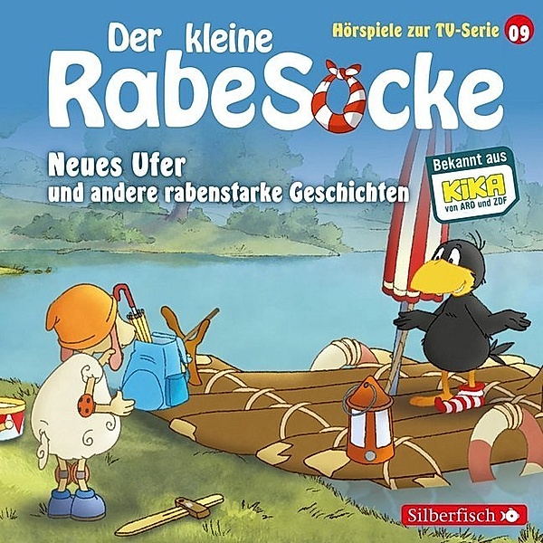 Der kleine Rabe Socke - Neues Ufer und andere rabenstarke Geschichten (Folge 09), Katja Grübel, Jan Strathmann