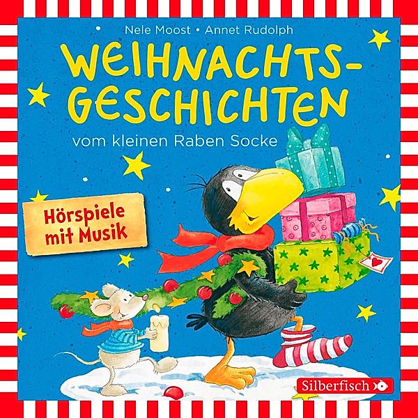 Der kleine Rabe Socke - Weihnachtsgeschichten vom kleinen Raben Socke: Alles Advent!, Alles glitzert!, Alles in Eile!, Alles weg! (Der kleine Rabe Socke), Nele Moost, Annet Rudolph