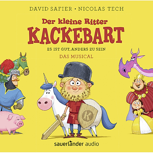 Der kleine Ritter Kackebart,1 Audio-CD, David Safier, Nicolas Tech