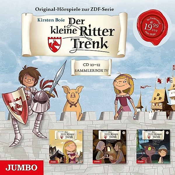 Der kleine Ritter Trenk Sammelbox 4.Box.4,Audio-CDs, Kirsten Boie