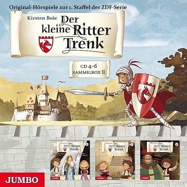 Der kleine Ritter Trenk - Sammelbox II - (CD 4-6).Folge.8-13,Audio-CD, Kirsten Boie