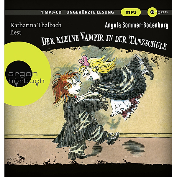 Der kleine Vampir in der Tanzschule,1 Audio-CD, 1 MP3, Angela Sommer-Bodenburg