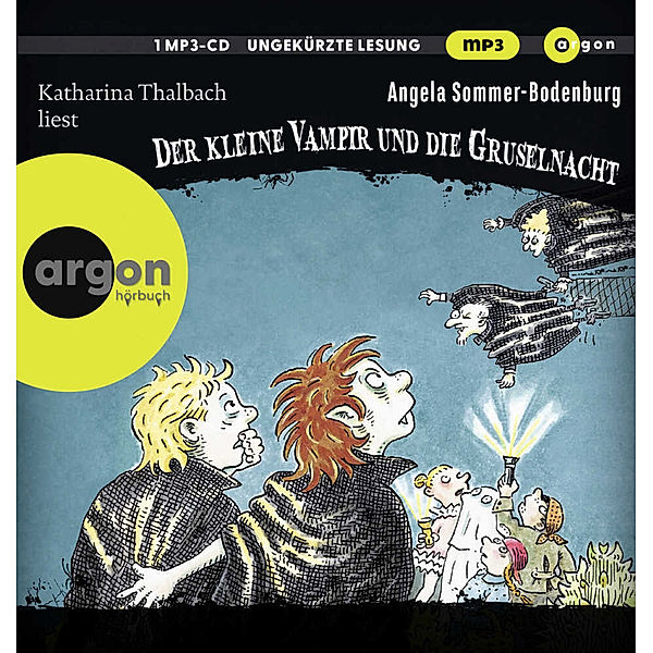 Der kleine Vampir und die Gruselnacht,1 Audio-CD, 1 MP3, Angela Sommer-Bodenburg