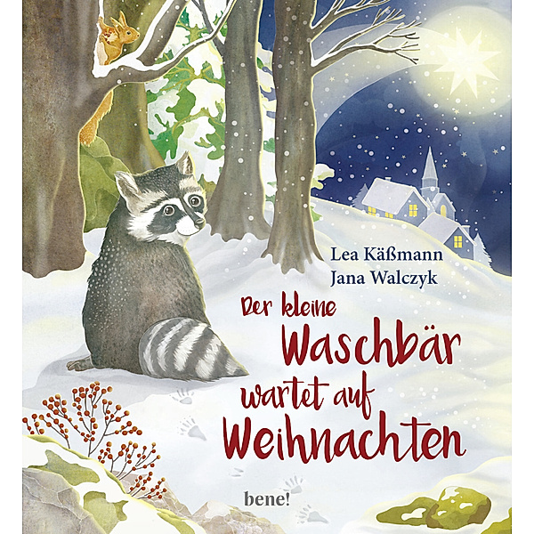 Der kleine Waschbär wartet auf Weihnachten - ein Bilderbuch für Kinder ab 2 Jahren, Lea Käßmann
