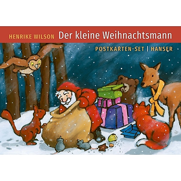 Der kleine Weihnachtsmann Postkarten-Set, Henrike Wilson