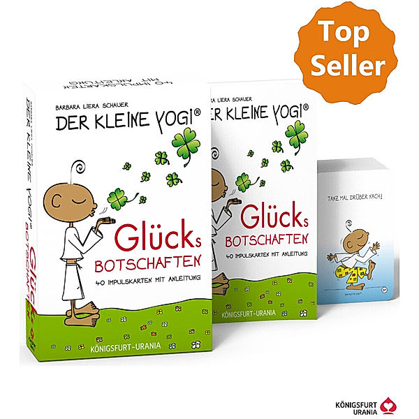 Der Kleine Yogi. Glücksbotschaften, m. 1 Buch, m. 40 Beilage, 2 Teile, Barbara Liera Schauer