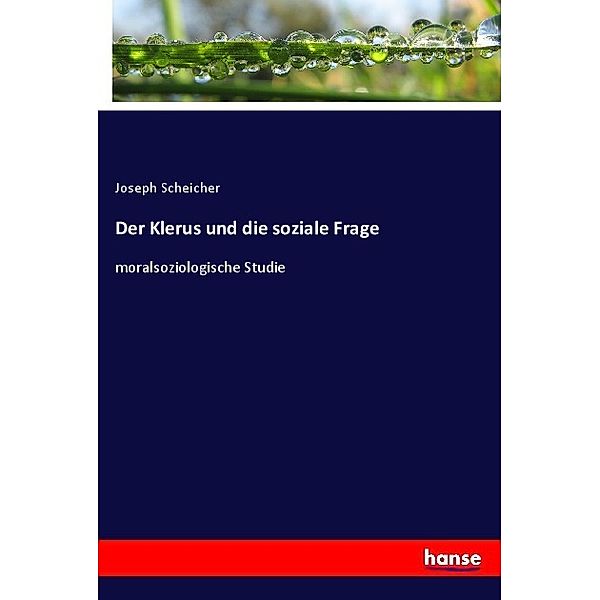 Der Klerus und die soziale Frage, Joseph Scheicher