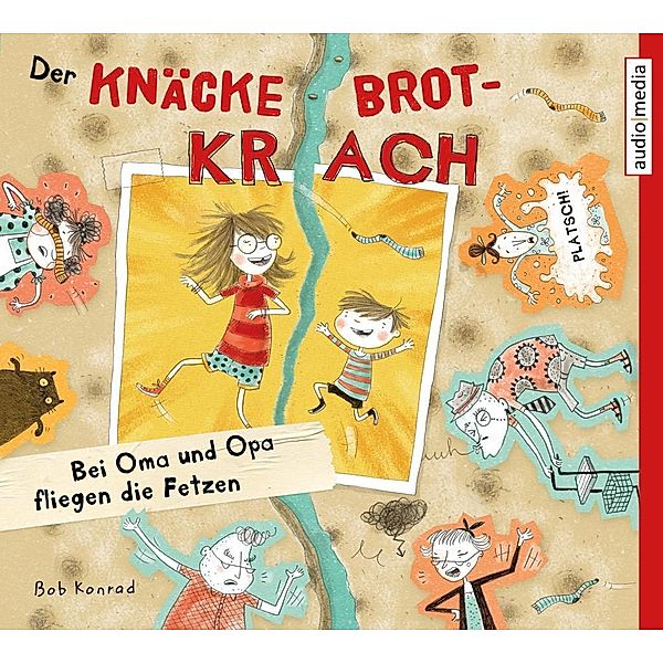 Der Knäckebrotkrach, 1 Audio-CD, Bob Konrad, Lea Kalbhenn