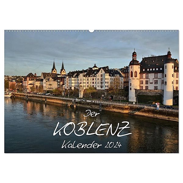 Der Koblenz Kalender (Wandkalender 2024 DIN A2 quer), CALVENDO Monatskalender, Jutta Heußlein