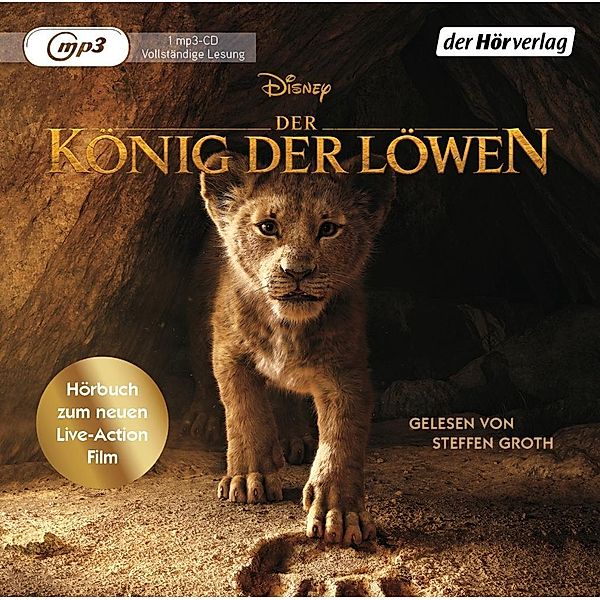 Der König der Löwen, 1 Audio-CD, MP3, Walt Disney