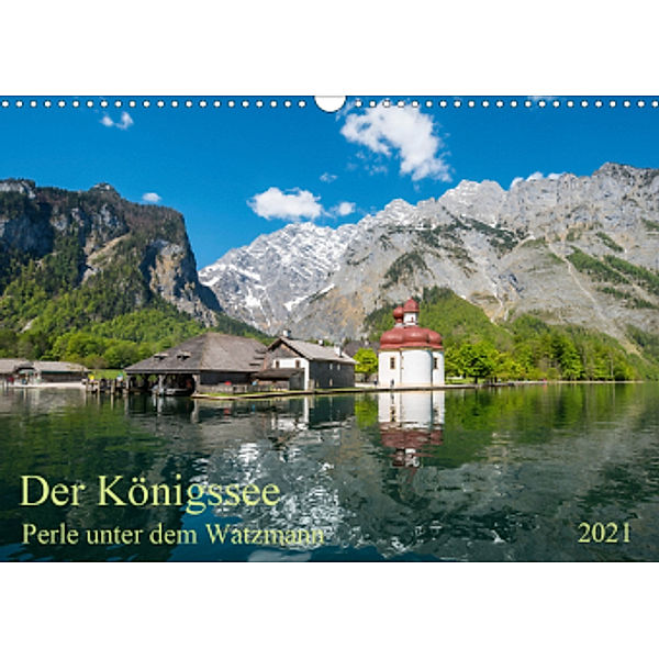 Der Königssee Perle unter dem Watzmann (Wandkalender 2021 DIN A3 quer), Prime Selection