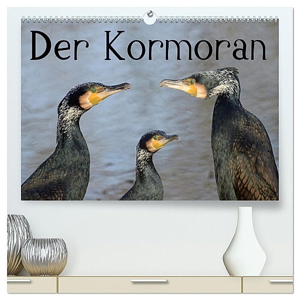 Der Kormoran (hochwertiger Premium Wandkalender 2024 DIN A2 quer), Kunstdruck in Hochglanz, Rufotos