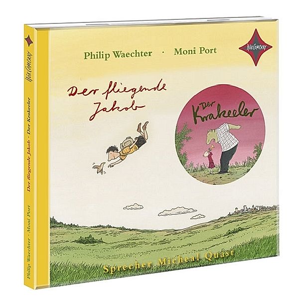 Der Krakeeler / Der fliegende Jakob, 1 Audio-CD, Philip Waechter, Moni Port
