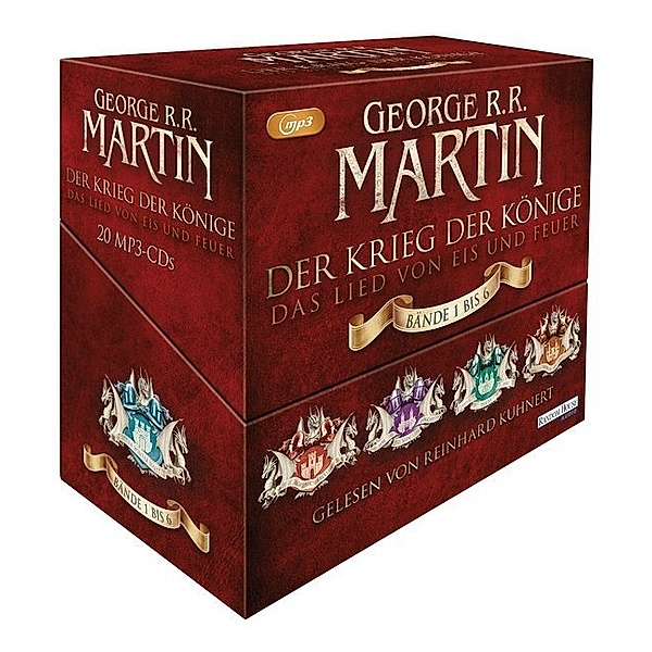 Der Krieg der Könige,20 Audio-CD, 20 MP3, George R. R. Martin