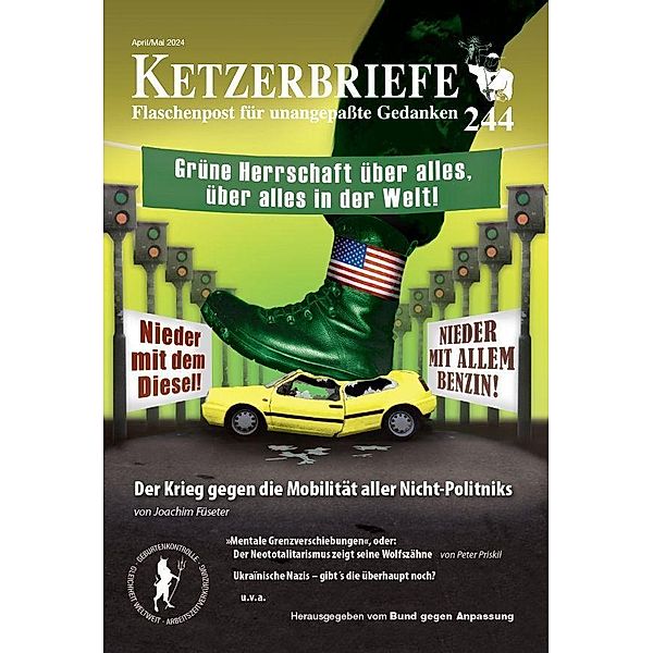 Der Krieg gegen die Mobilität aller Nicht-Politniks, Joachim Füseter