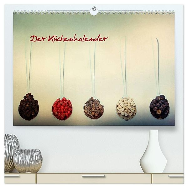 Der Küchenkalender (hochwertiger Premium Wandkalender 2024 DIN A2 quer), Kunstdruck in Hochglanz, Heike Hultsch