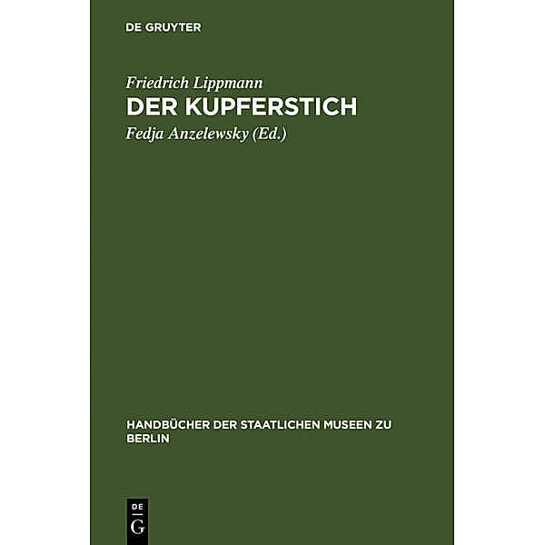 Der Kupferstich, Friedrich Lippmann