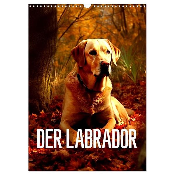 Der Labrador (Wandkalender 2024 DIN A3 hoch), CALVENDO Monatskalender, Tim Alberts