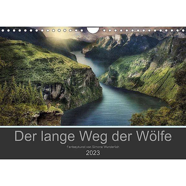 Der lange Weg der Wölfe (Wandkalender 2023 DIN A4 quer), Simone Wunderlich