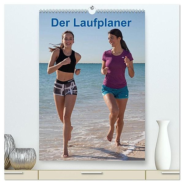Der Laufplaner (hochwertiger Premium Wandkalender 2024 DIN A2 hoch), Kunstdruck in Hochglanz, Tobias Indermuehle