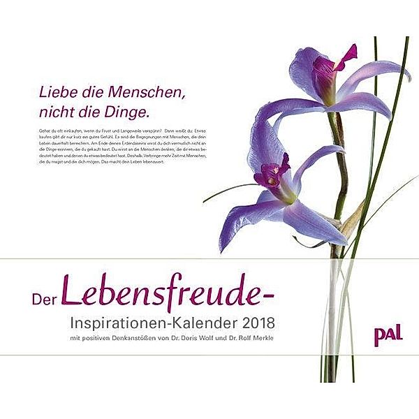 Der Lebensfreude Inspirationen Kalender 2018, Doris Wolf, Rolf Merkle