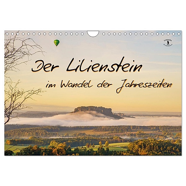 Der Lilienstein im Wandel der Jahreszeiten (Wandkalender 2024 DIN A4 quer), CALVENDO Monatskalender, Norbert Jentzsch