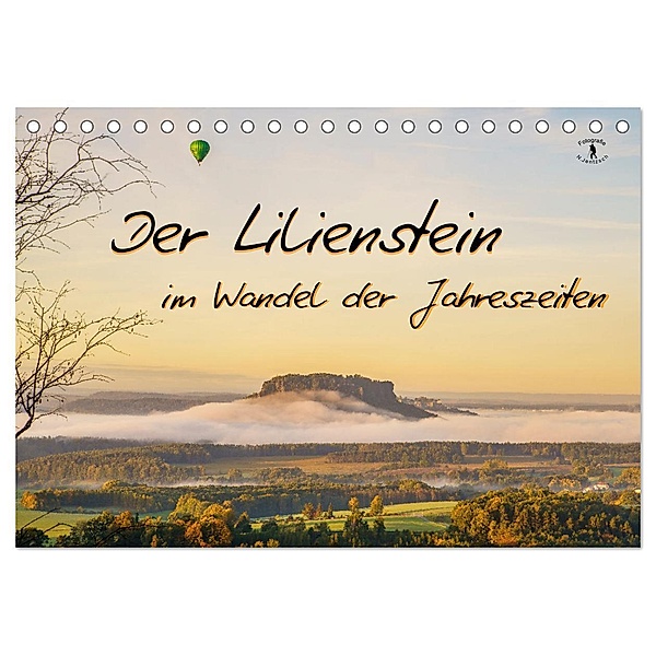 Der Lilienstein im Wandel der Jahreszeiten (Tischkalender 2024 DIN A5 quer), CALVENDO Monatskalender, Norbert Jentzsch