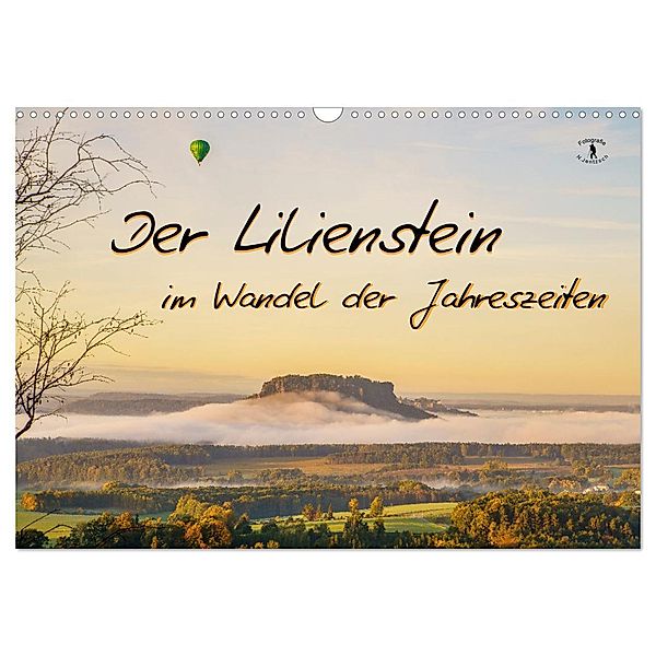 Der Lilienstein im Wandel der Jahreszeiten (Wandkalender 2025 DIN A3 quer), CALVENDO Monatskalender, Calvendo, Norbert Jentzsch