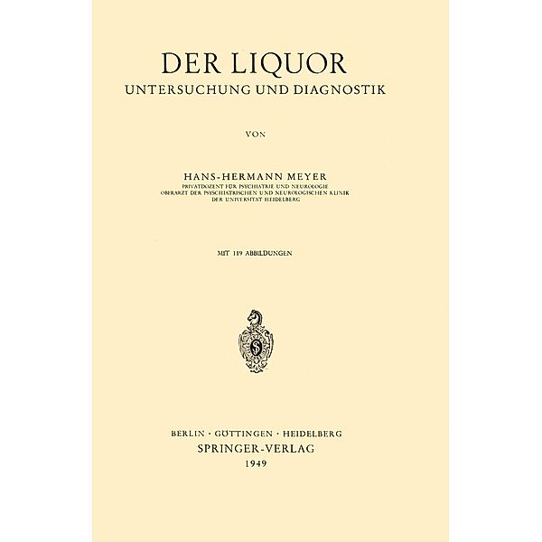 Der Liquor, H. -H. Meyer