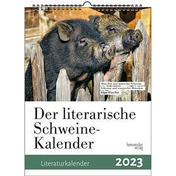 Der literarische Schweine-Kalender 2023