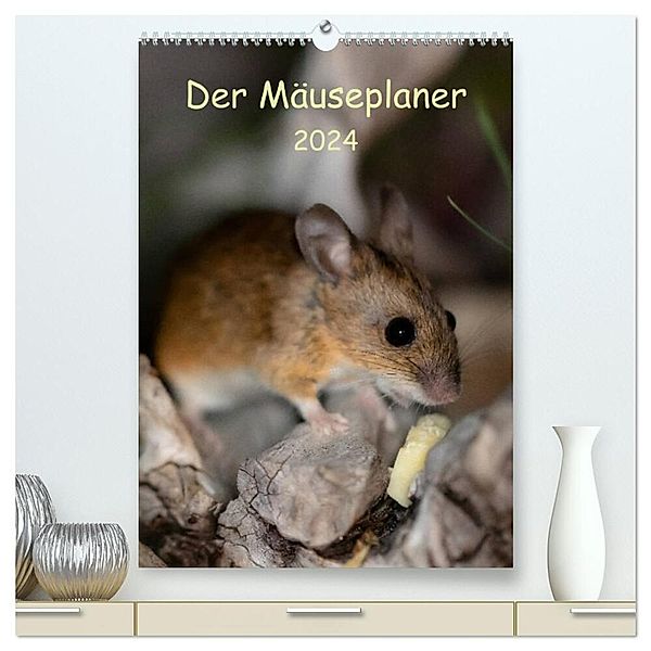 Der Mäuseplaner (hochwertiger Premium Wandkalender 2024 DIN A2 hoch), Kunstdruck in Hochglanz, Passion Photography by Nicole Peters