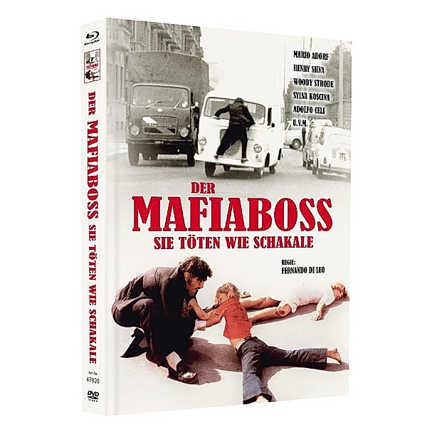 Der Mafiaboss - Sie töten wie Schakale,1 Blu-ray + 1 DVD (Mediabook Premium, Cover A)
